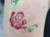 Flower Glitter Tattoo